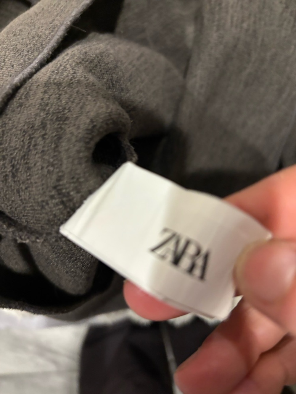 Zara Dark Brown Knit Button Vest. Gold buttons like new - Picture 5 of 5